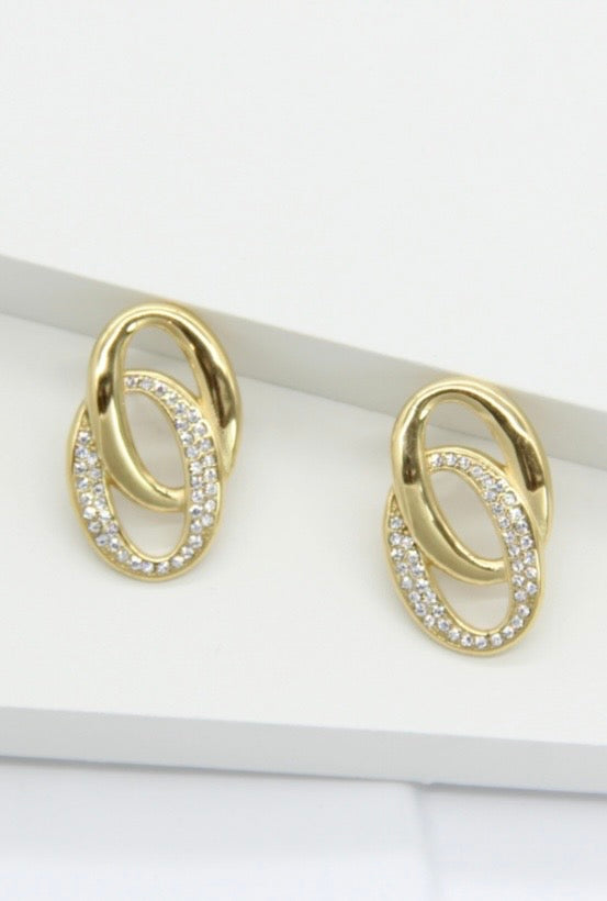 Boucle d'oreille en acier inoxydable